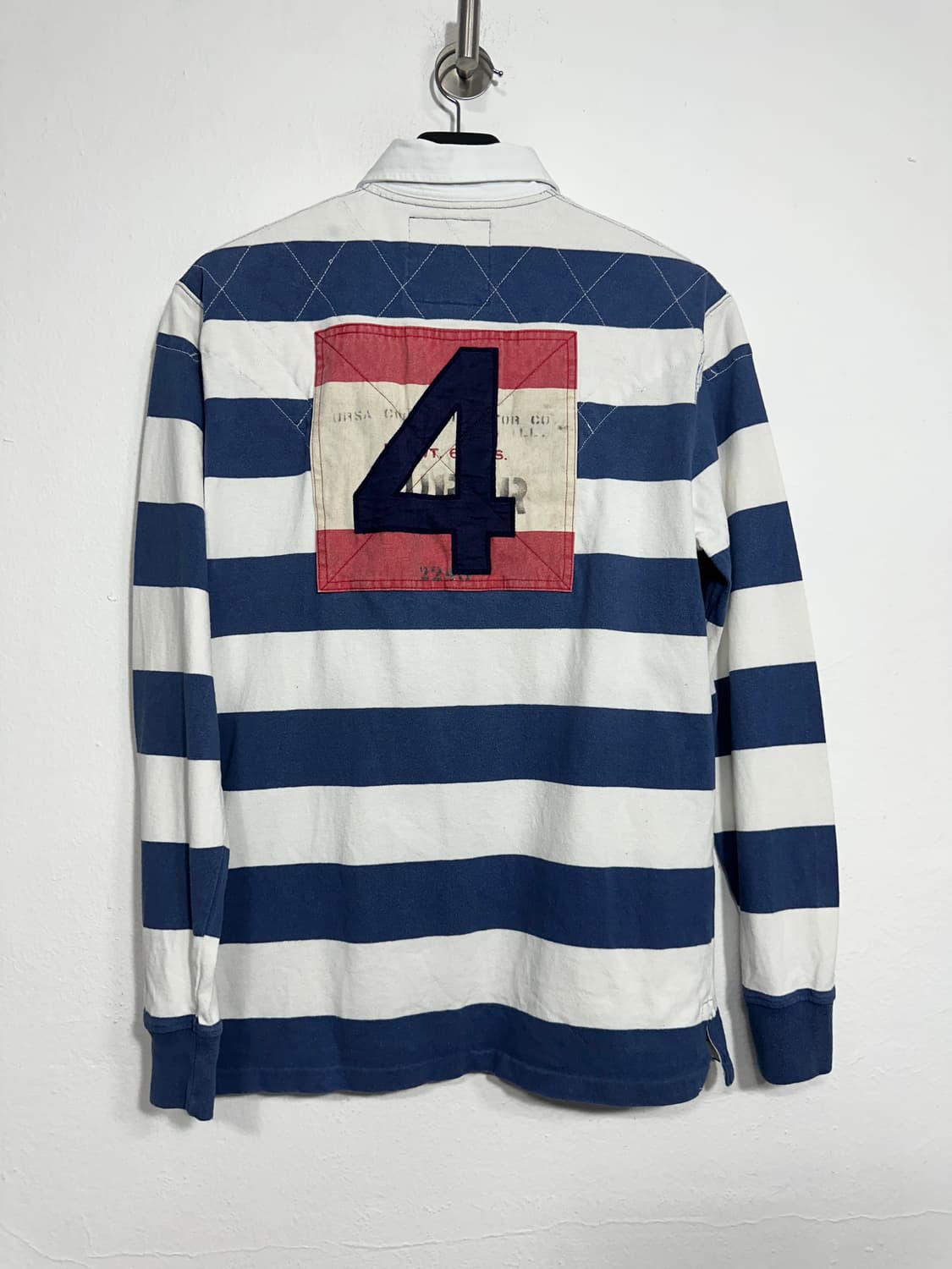 스트라이프 럭비티 긴팔R.L.F.C M사이즈 상품이미지3