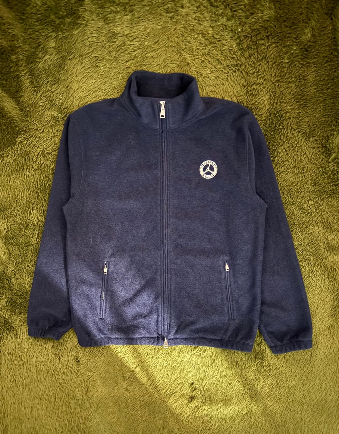 [L] 조던 X UNION 유니온 트랙 컬리지 자켓 네이비 US/EU 상품이미지1