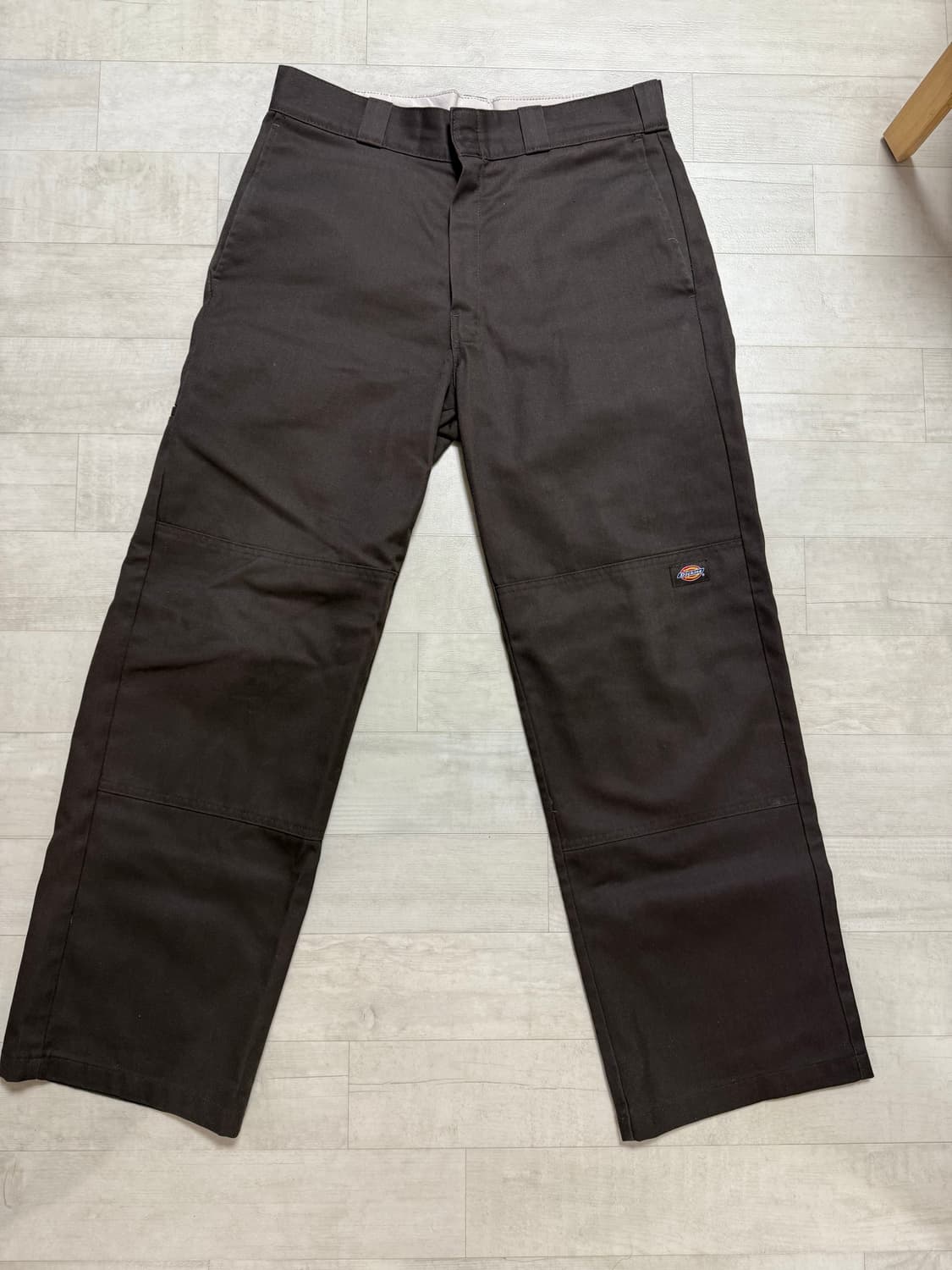 디키즈 더블니 85283 루즈핏 워크팬츠 Dark Brown 상품이미지2