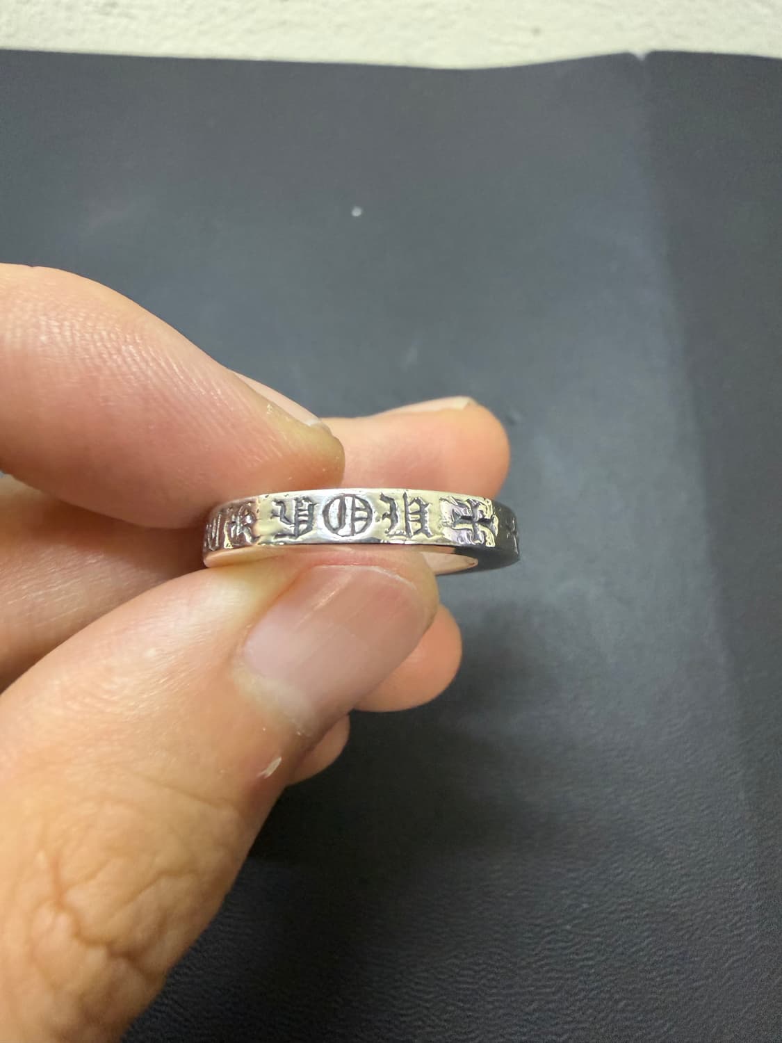 크롬하츠 퍽유링 3mm us 5.5 상품이미지4