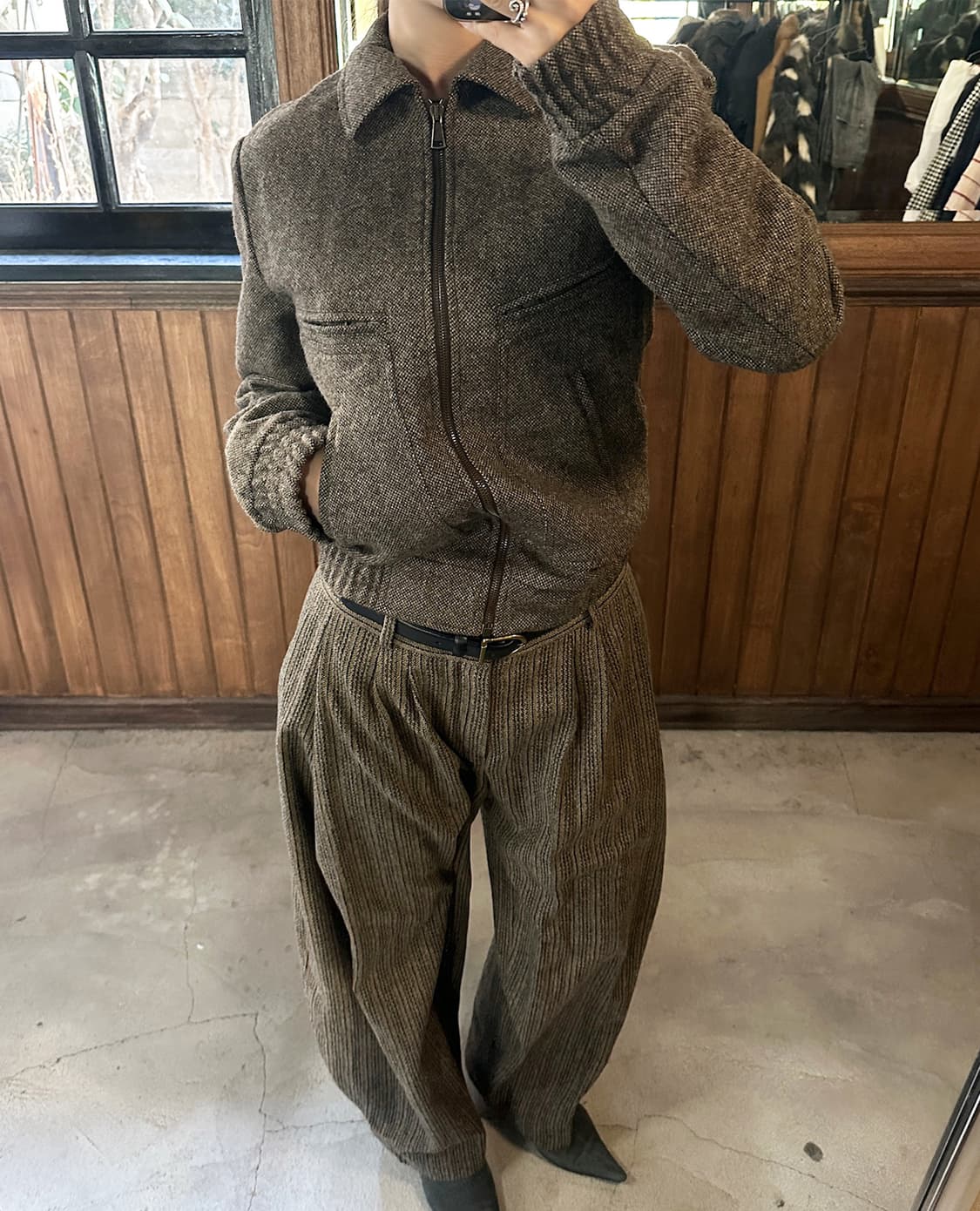 DOLCE&GABBANA herringbone quilted jacket 상품이미지1