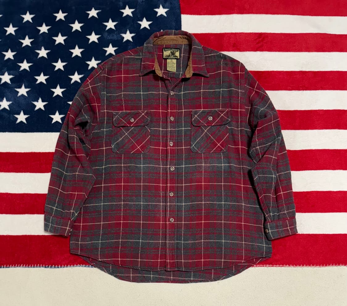 Field&Stream플란넬셔츠 빈티지플란넬셔츠 워크웨어 헤비플란넬셔츠 상품이미지1
