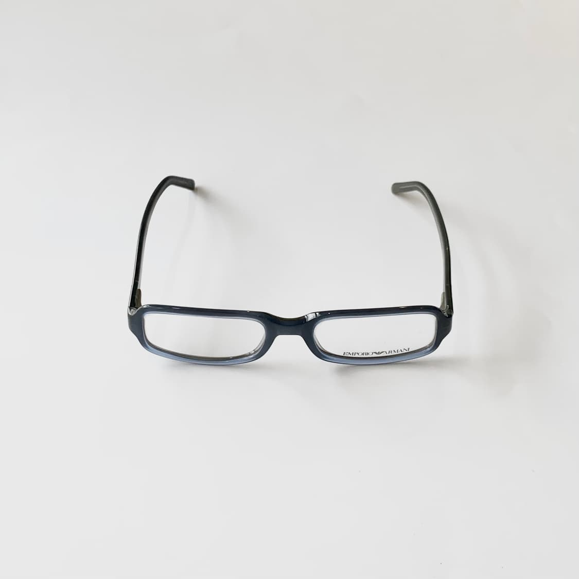 853 데드스탁 빈티지 엠포리오 아르마니 뿔테 블루 슬림 사각 남녀공용  상품이미지2