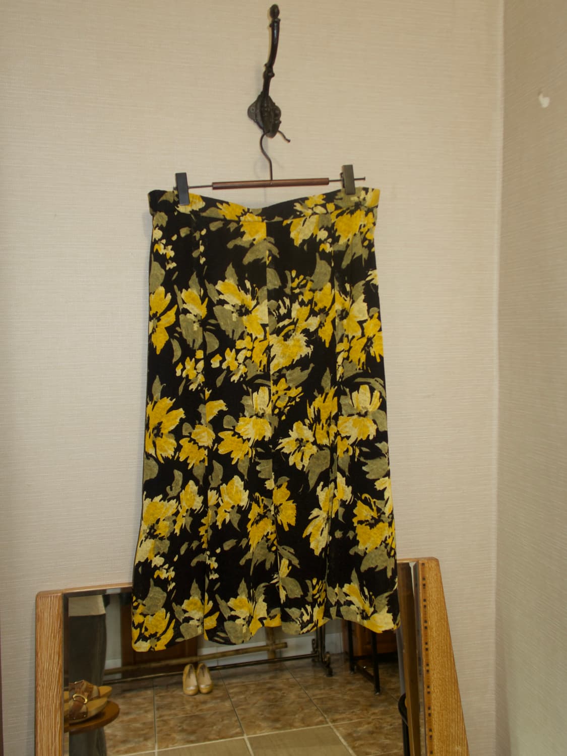 80s Flower skirt  상품이미지2