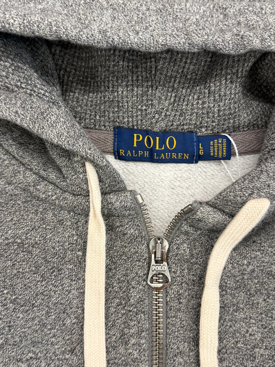 폴로 랄프로렌 루즈핏 신형 그레이 스웻 후드집업 상품이미지4