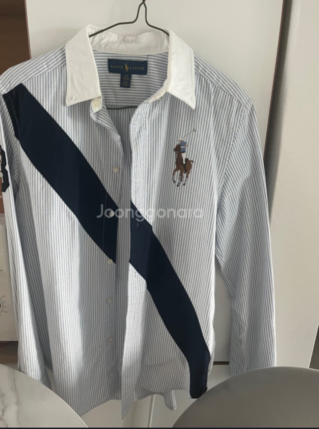 폴로 랄프로렌 빅포니 로고 스트라이프 셔츠 상품이미지1