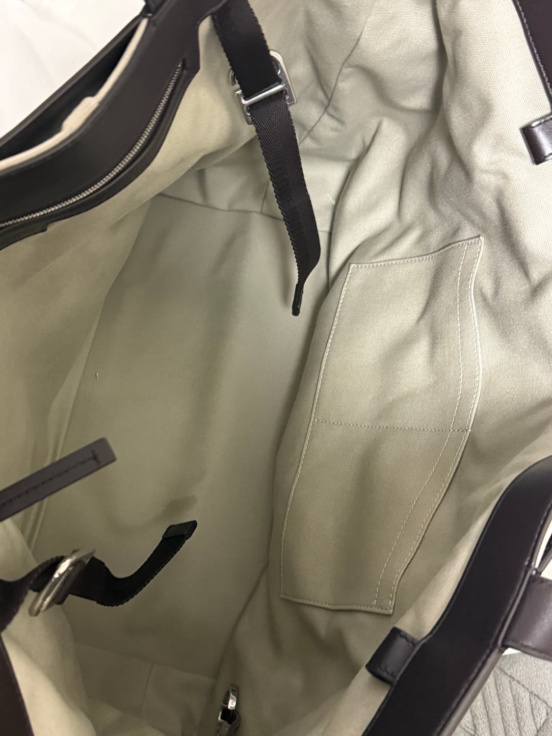 보테가 아르코 토트 라지 캔버스 상품이미지4