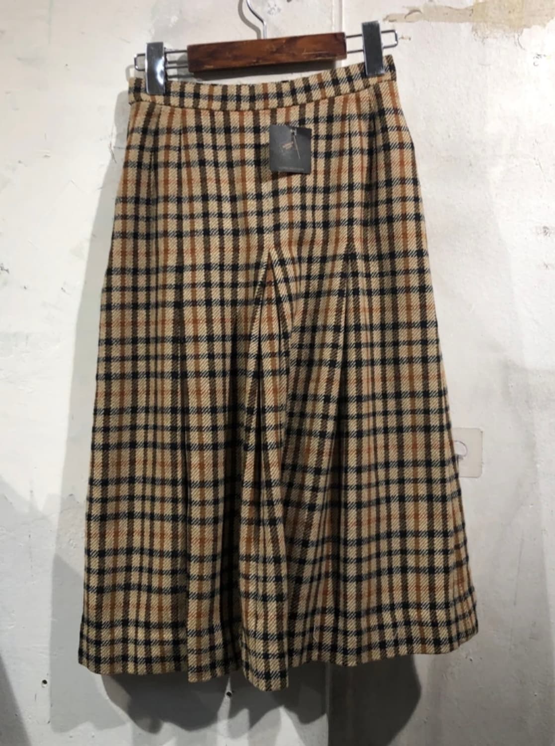 [8502]Daks beige check midi skirt 상품이미지5