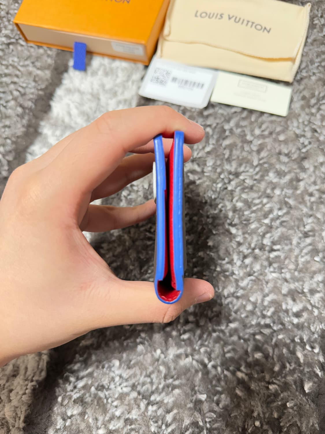 루이비통 NBA 한정판 이클립스 모노그램 오거나이저 카드지갑 상품이미지7