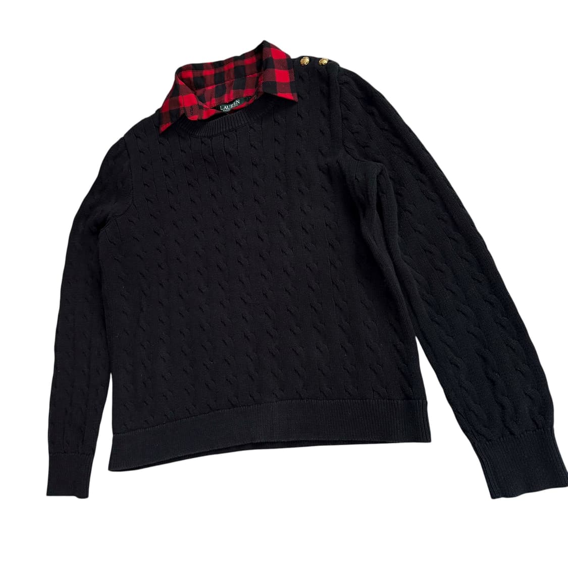 폴로 셔츠 케이블 니트 상품이미지2