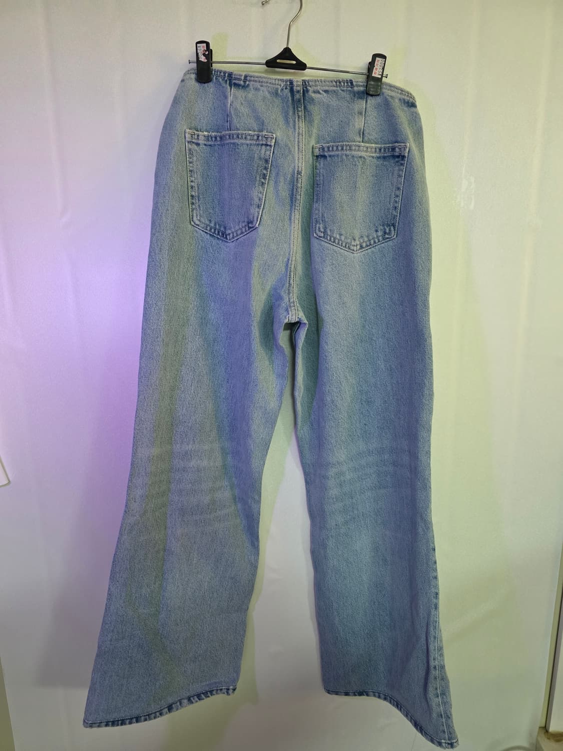 ZARA 연청 와이드 데님 팬츠/ EUR 36/총장99/허리38 상품이미지2