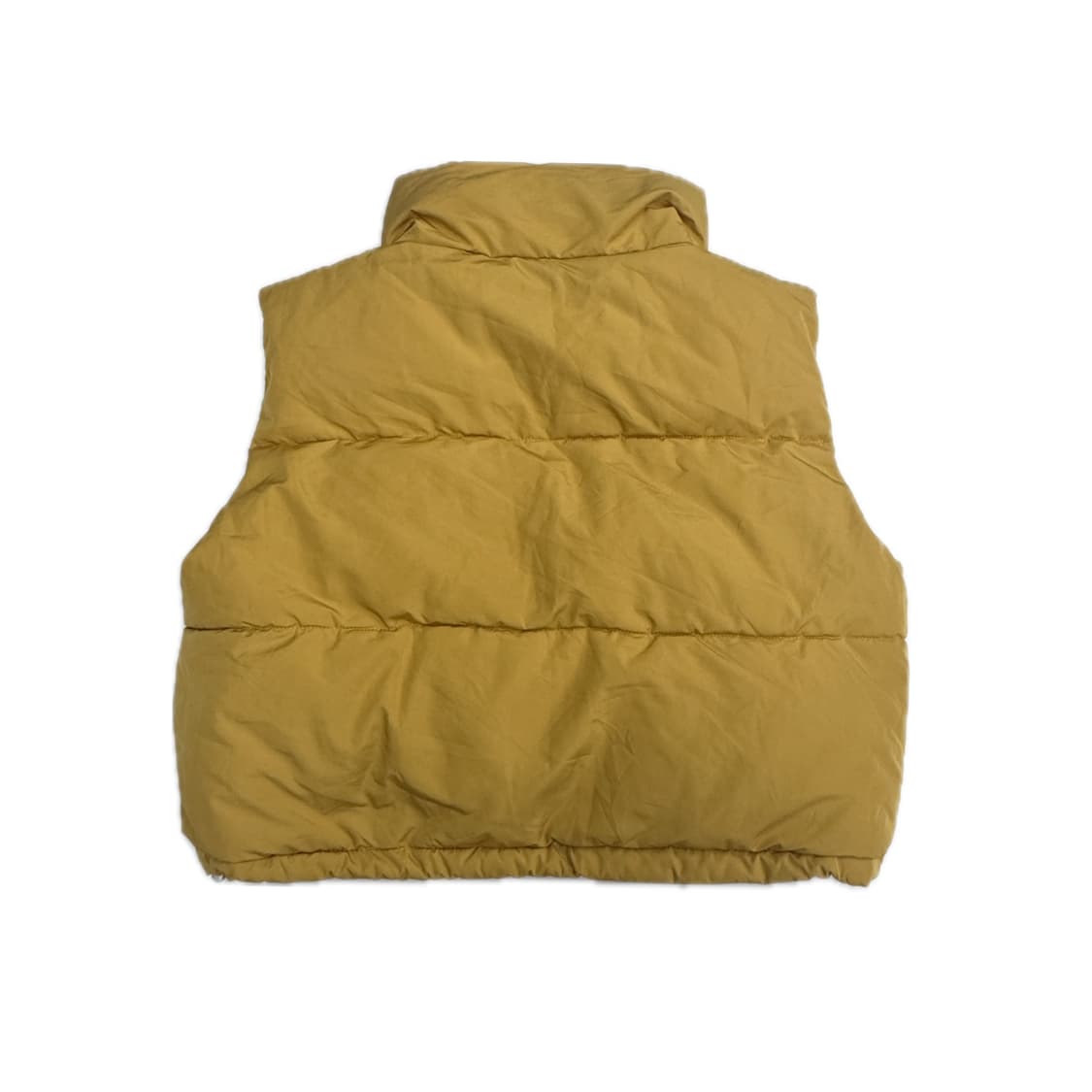 Petit Fleur 머스타드 겨자 크롭 러블리 데코라 괴짜 패딩조끼 상품이미지3