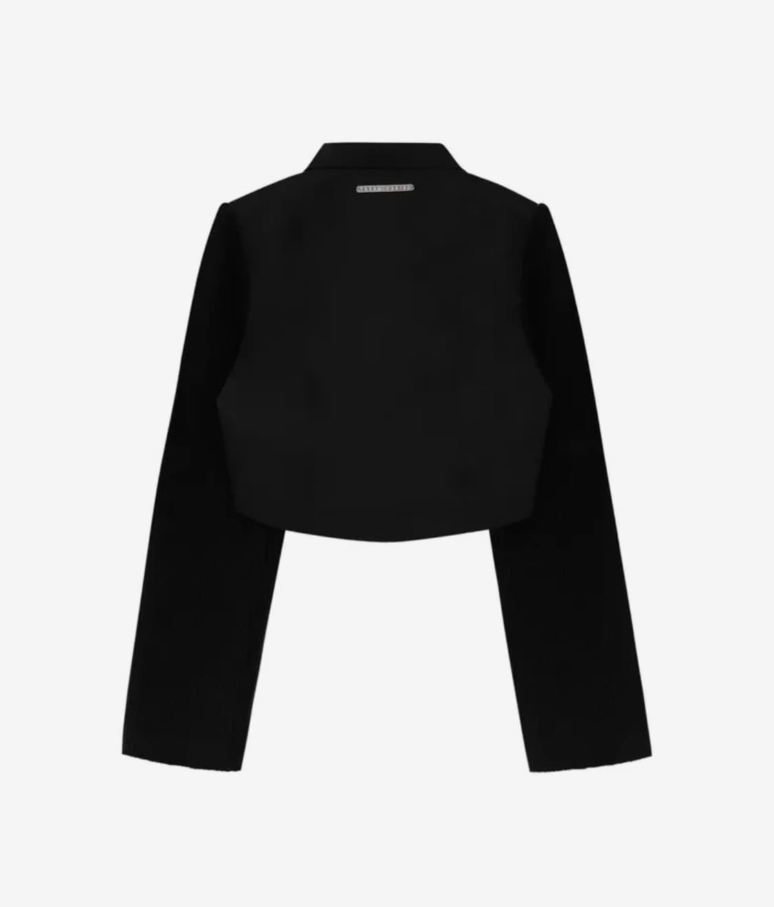 트리밍버드 Knit Sleeve Cropped Jacket 상품이미지5