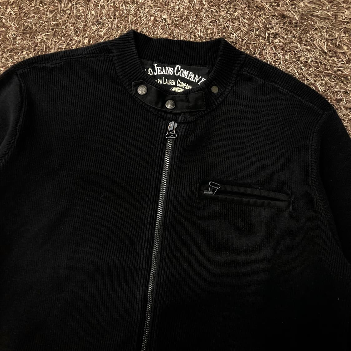폴로 랄프로렌 진스 니트 집업 자켓 상품이미지2
