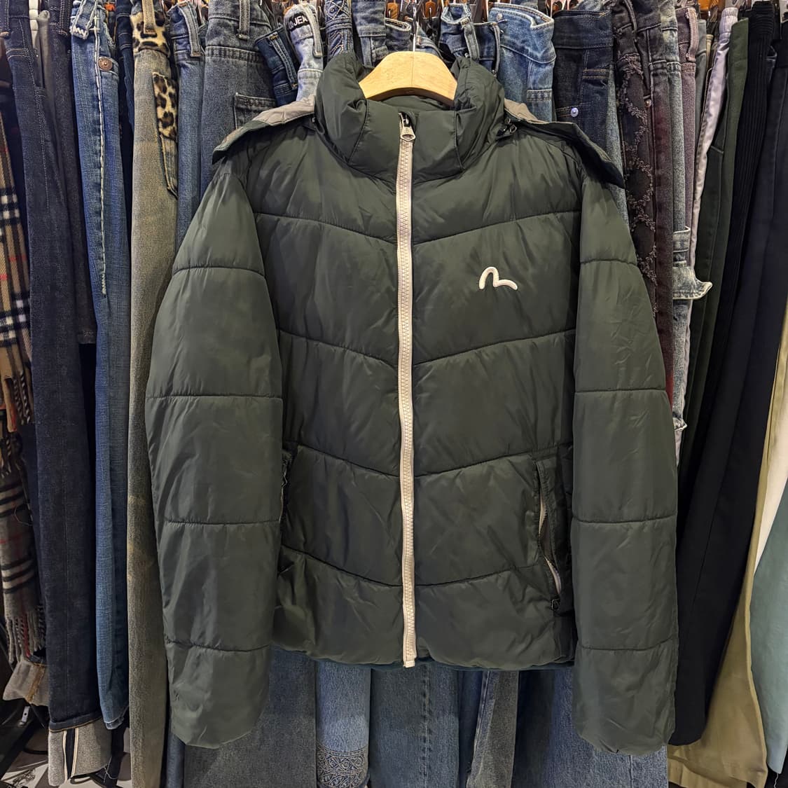 에비수 후드 패딩 상품이미지2