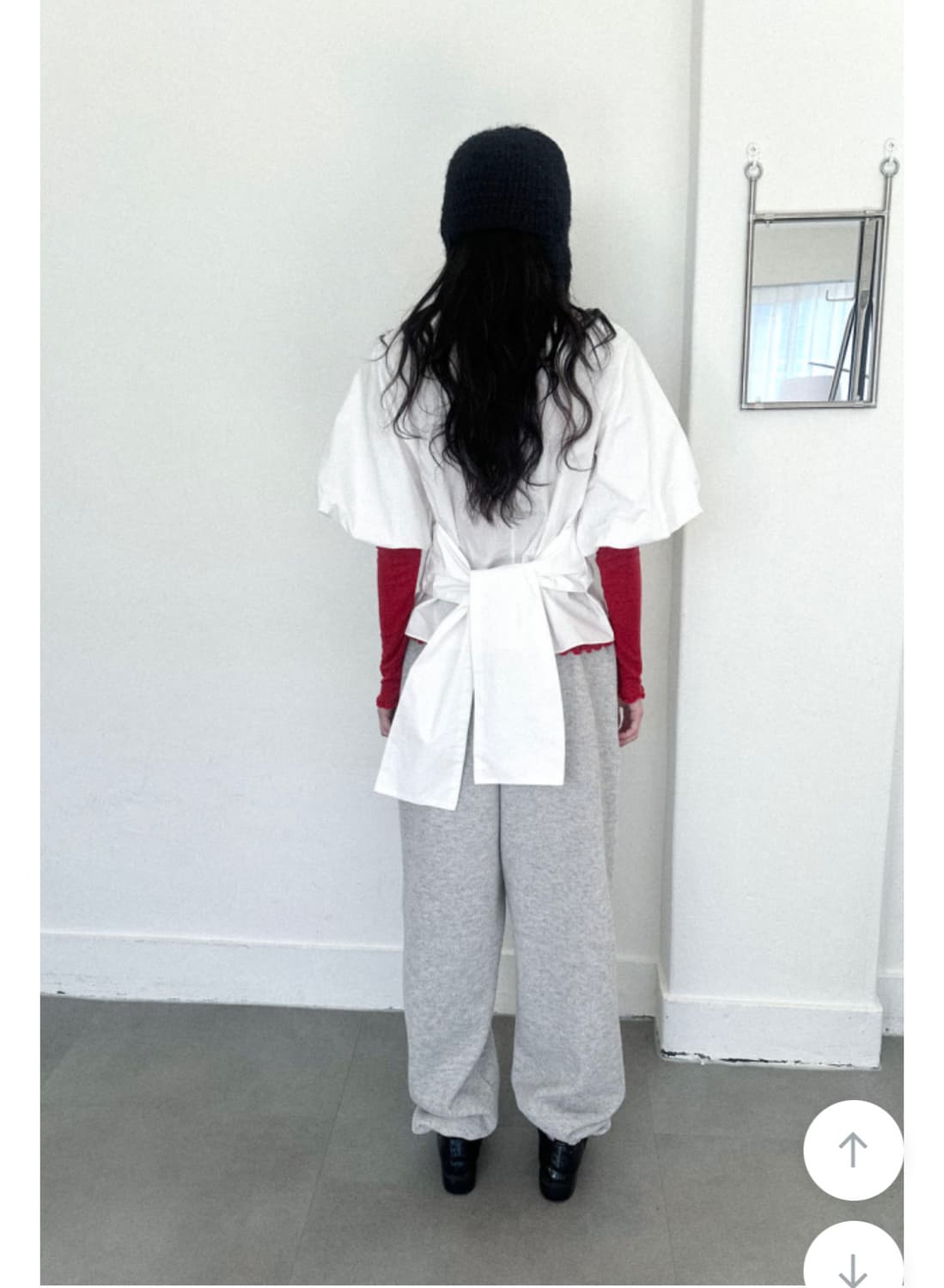 팁씨 블라우스 2번 착용 상품이미지3