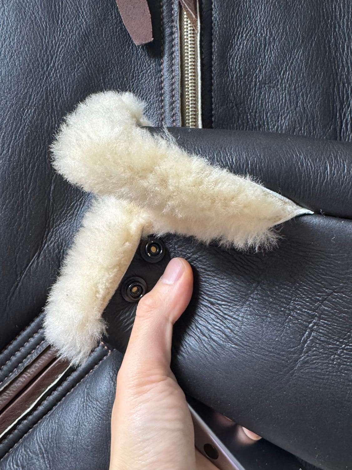 에어로레더 b6 무톤자켓 44 상품이미지4