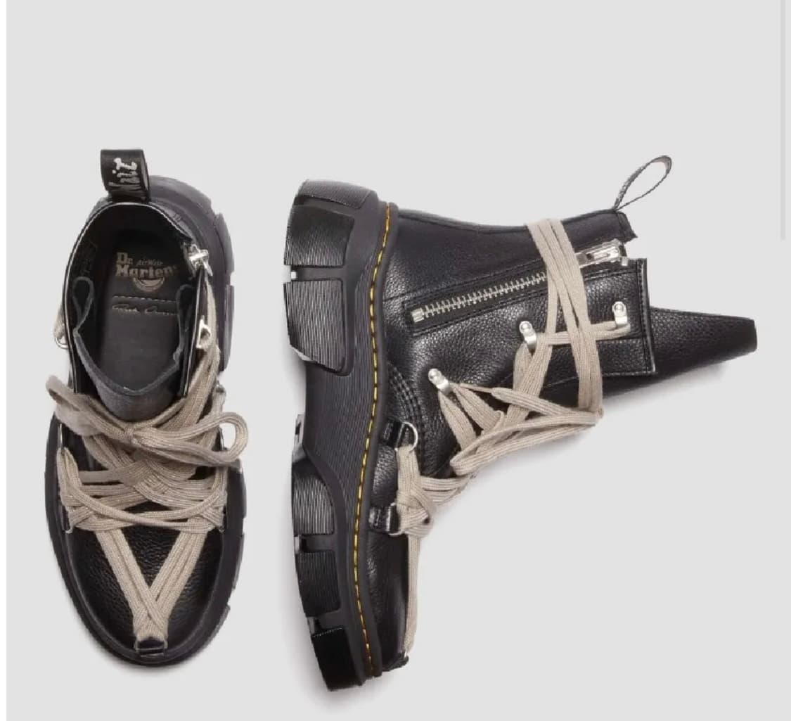 릭오웬스 닥터마틴 메가레이스 블랙 1460 DMXL 상품이미지2