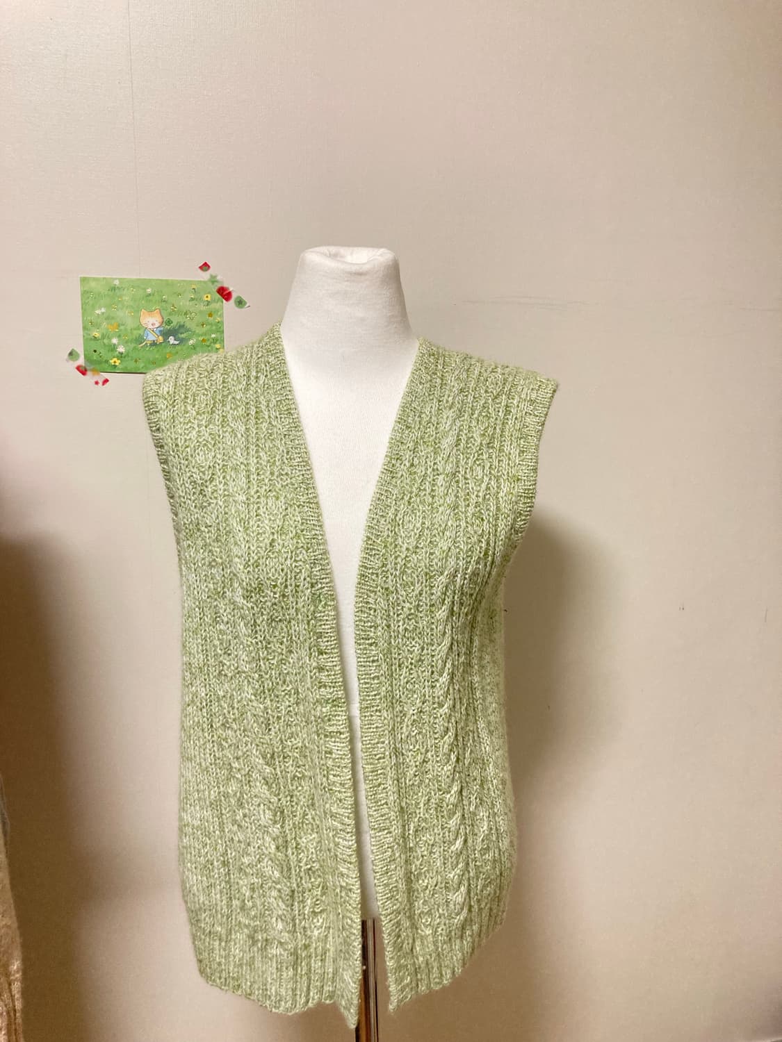 키위맛 조끼 가디건 상품이미지3