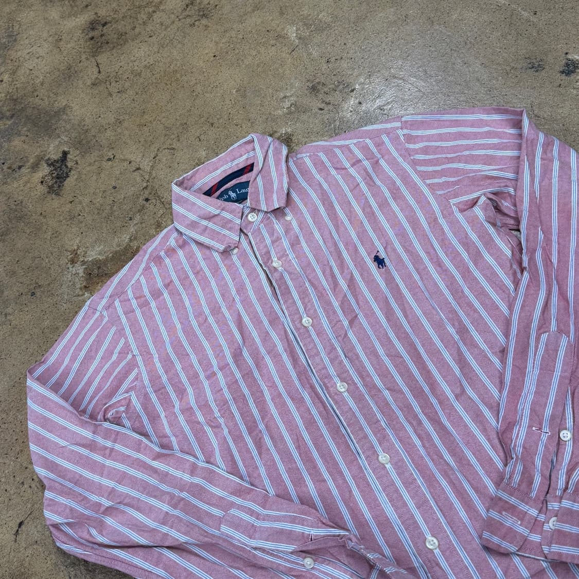 [정품/S] 폴로 랄프로렌 스트라이프 셔츠 b15 상품이미지1