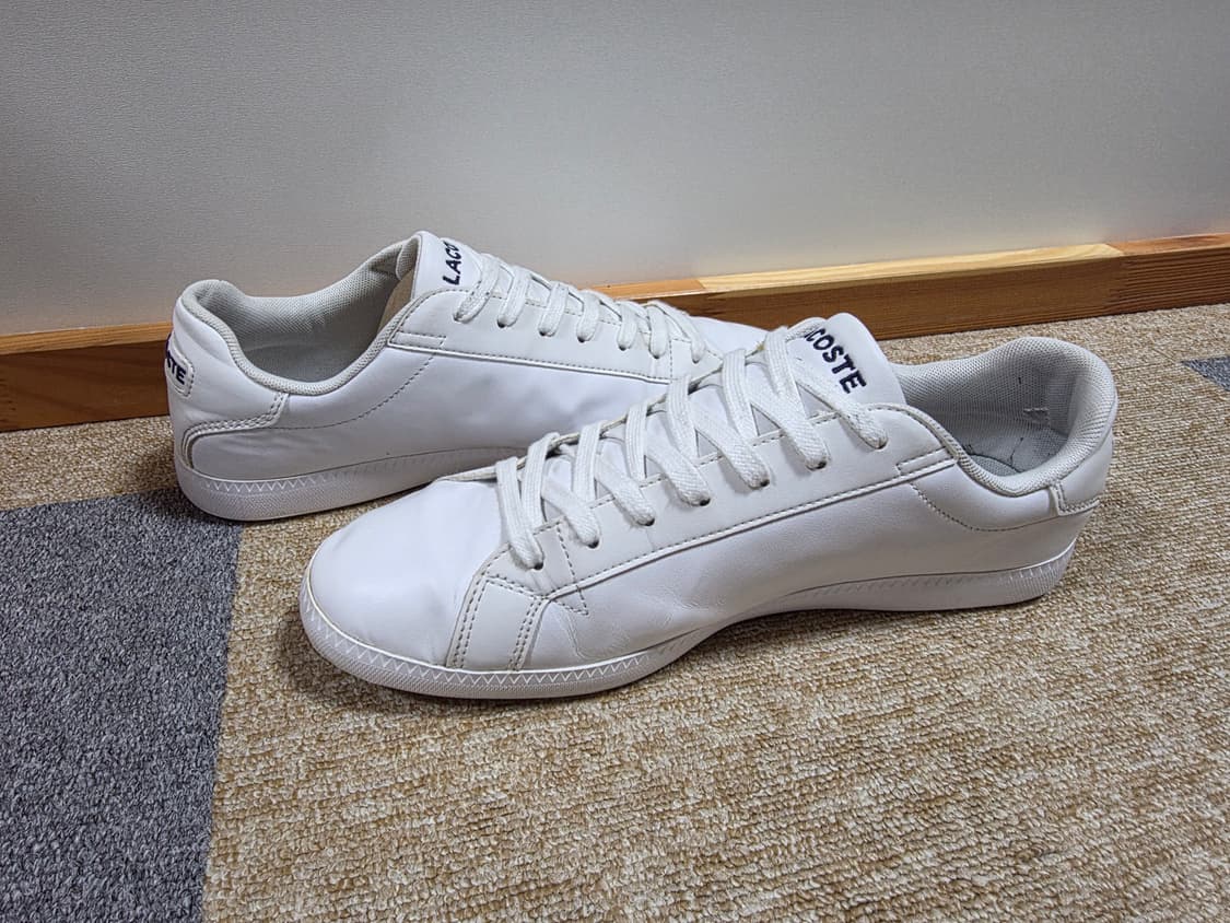 라코스테 흰색 스니커즈 [265~270mm] 상품이미지6