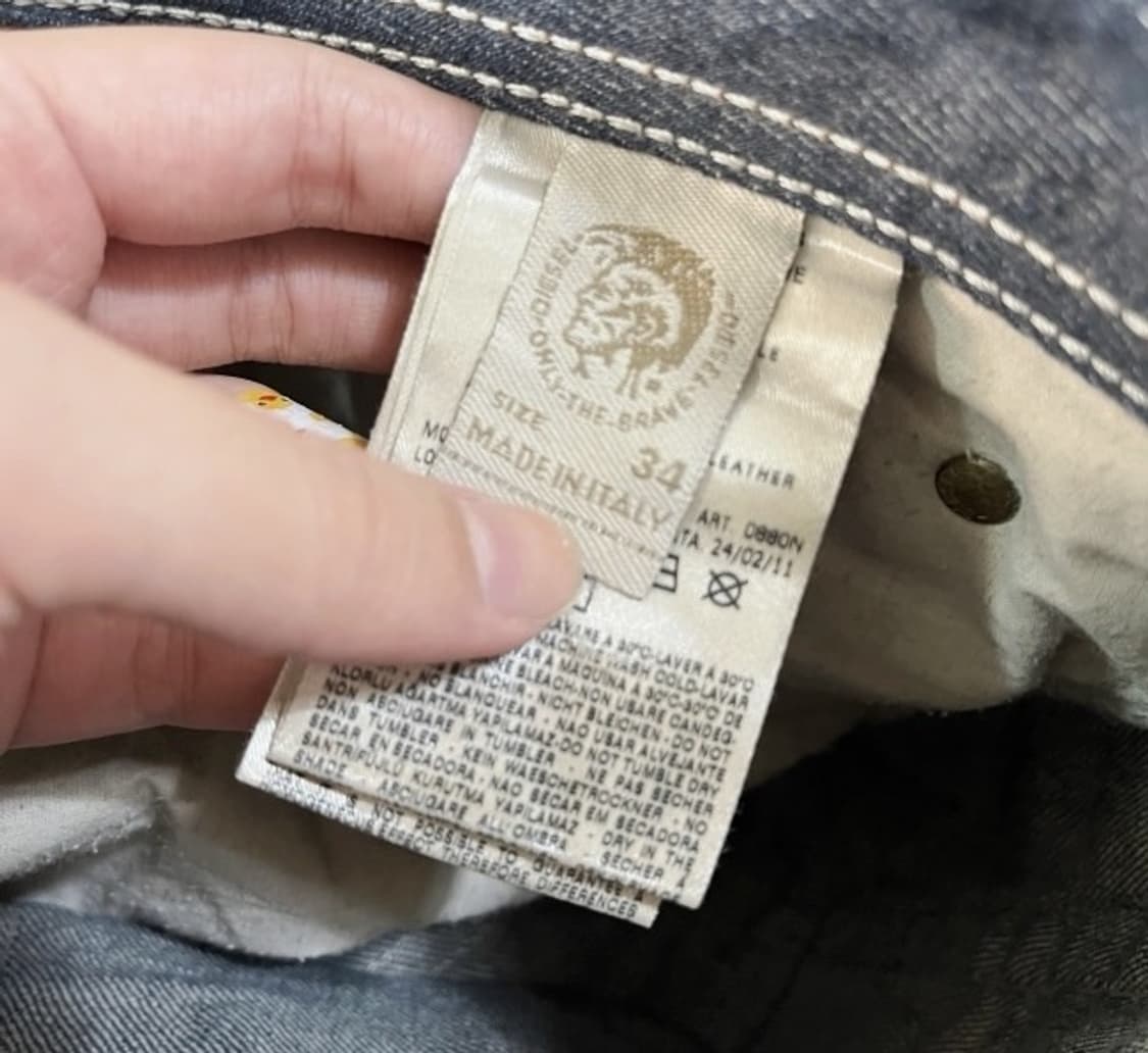 디젤 청바지 데님청바지 데님팬츠 36인치 상품이미지7