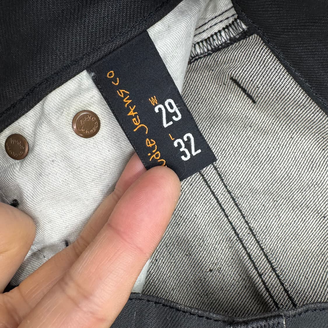 누디진 씬핀 블랙진 (29)   상품이미지7