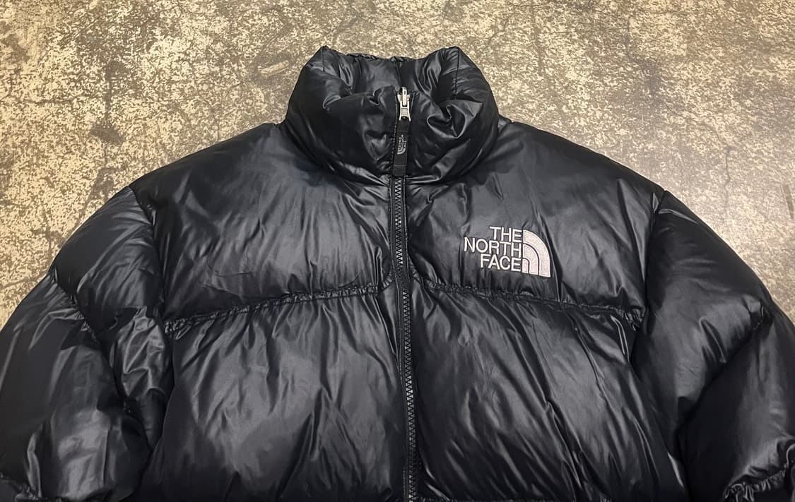 노스페이스 700 유광 구형 눕시 블랙 구스패딩 상품이미지4