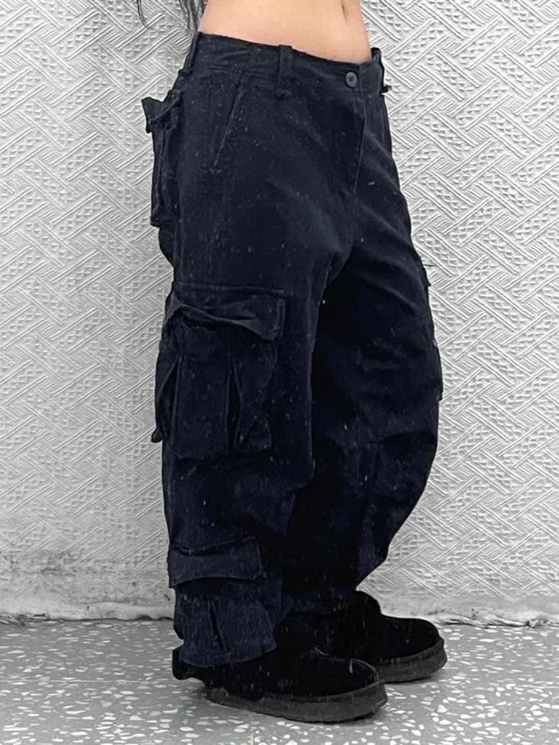 빈티지 스트릿 힙합 멀티포켓 카고팬츠 XL C08790 상품이미지1