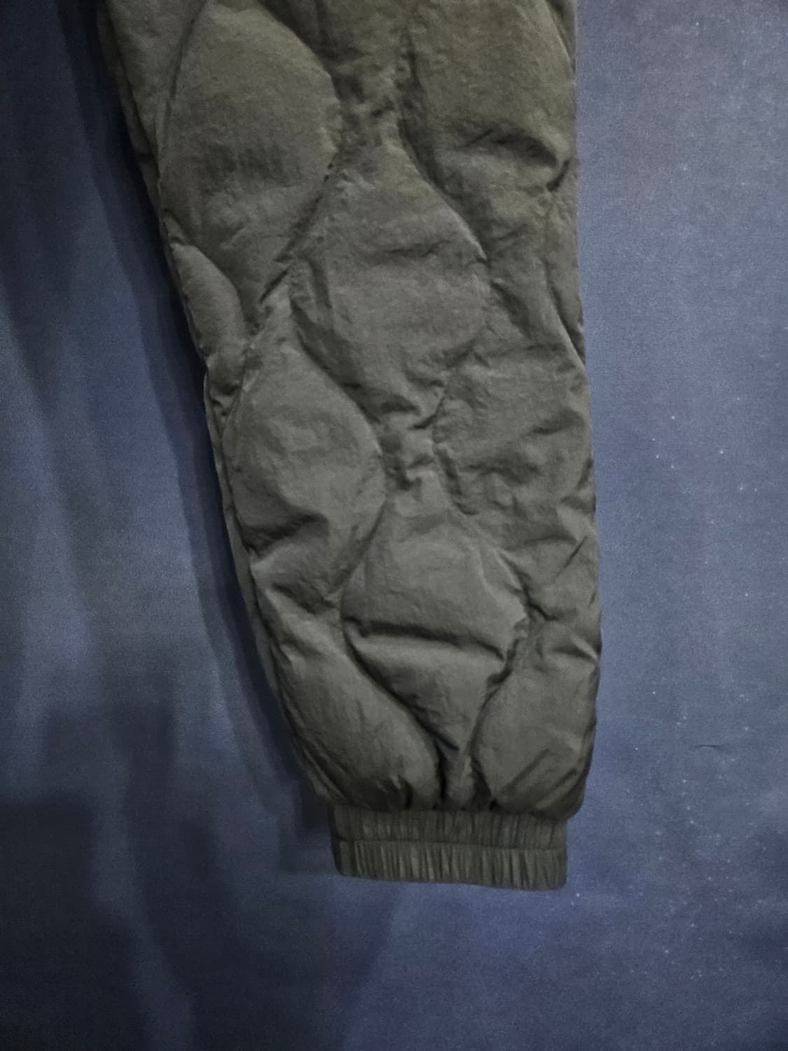 닉스 퀼팅 차콜 남성 허리 28~29 덕다운 패딩 카고 조거팬츠  상품이미지6