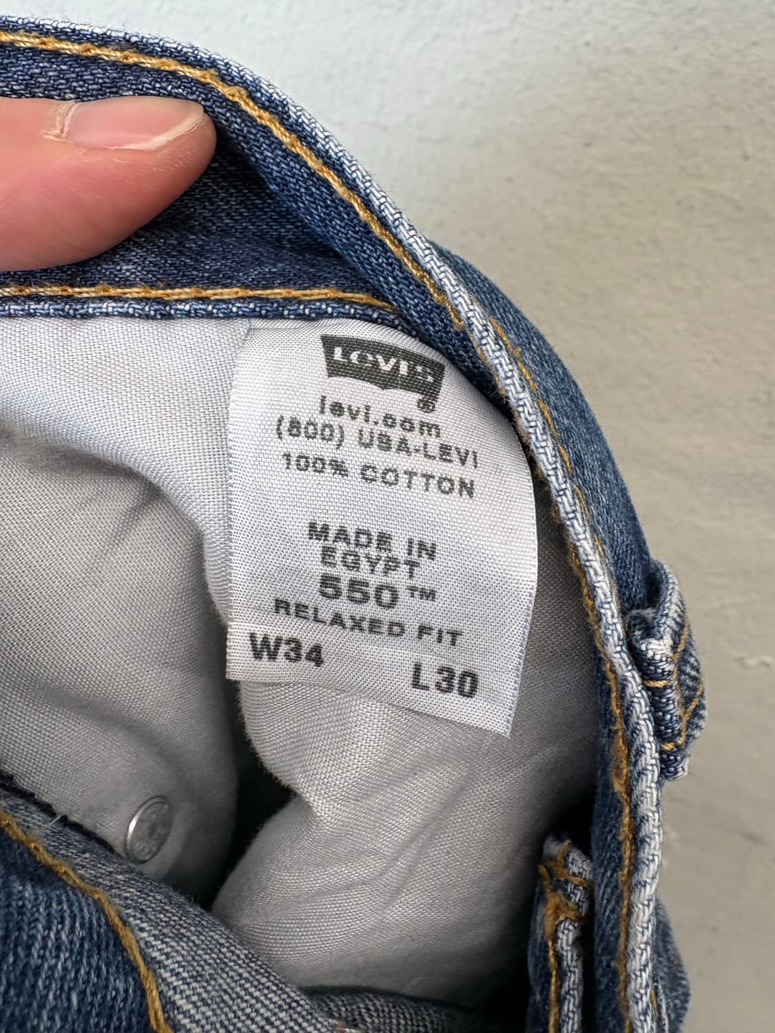 리바이스 빈티지 550 릴렉스핏 데님팬츠 상품이미지7