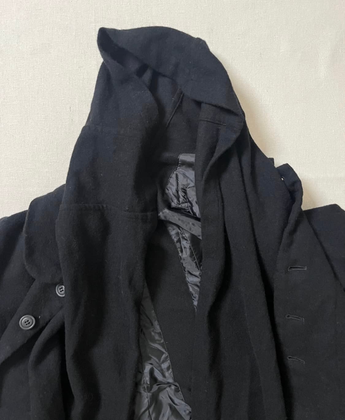 Comme des Garcons 꼼데가르송 레이어드 도킹 코트 comme 상품이미지6