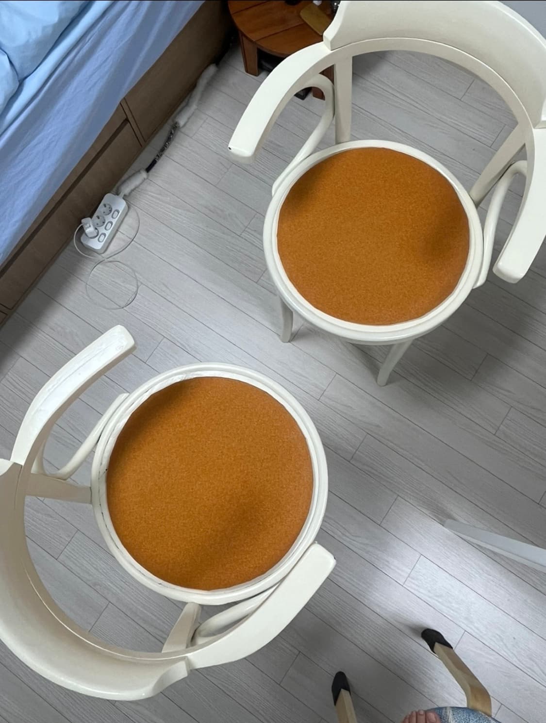 영국 앤틱 빈티지 쉐비의자 2pcs 상품이미지1