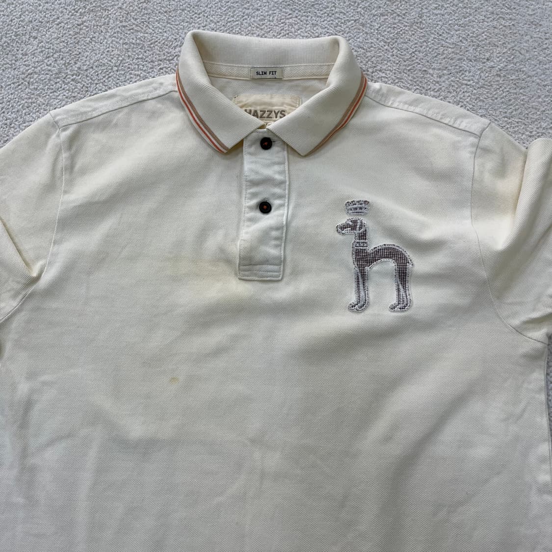 105 헤지스 반팔 카라 티셔츠 0409M 상품이미지5