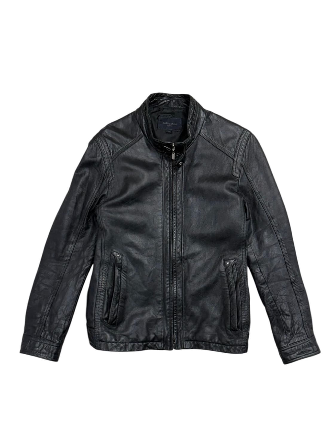 로스차일드 이태리 가죽 자켓 블랙 상품이미지2