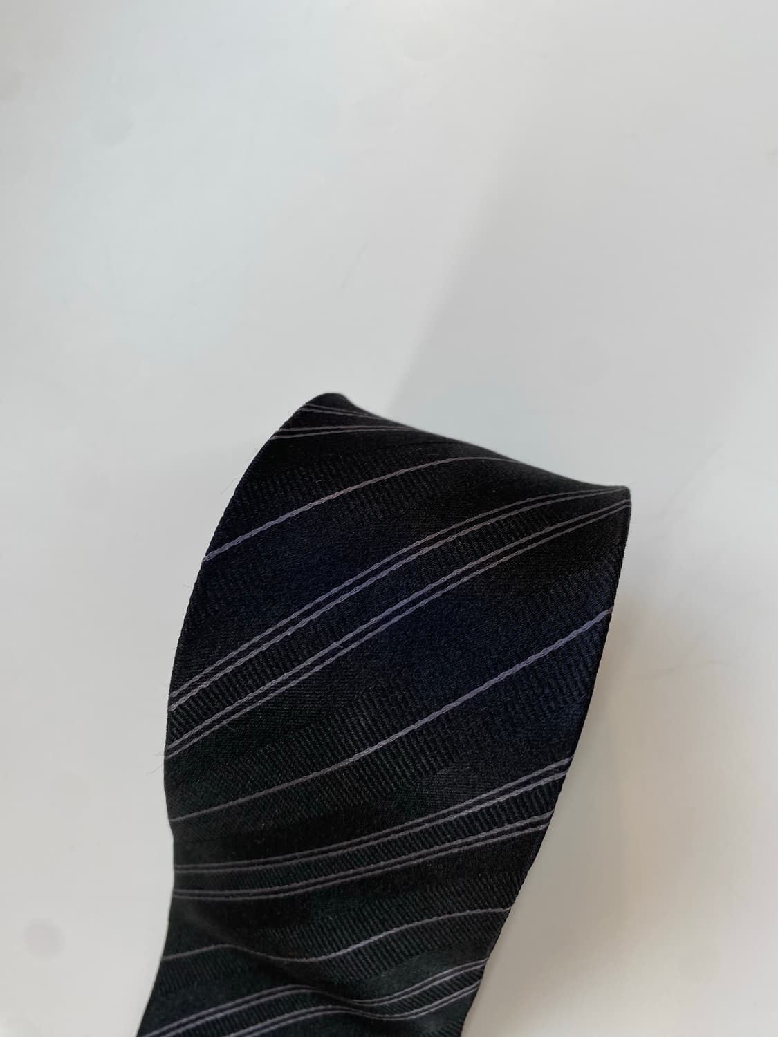 COMME CA ISM(꼼사이즘) 블랙 실크넥타이6.6cm 상품이미지6