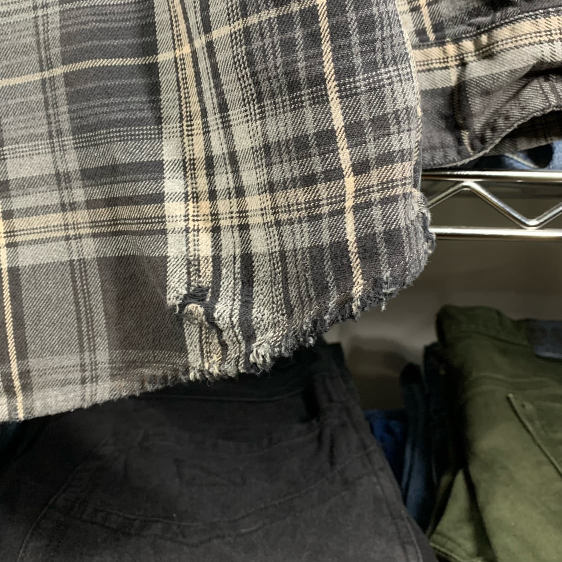 [L] 칼하트 헤비코튼 타탄체크 워크셔츠 상품이미지6