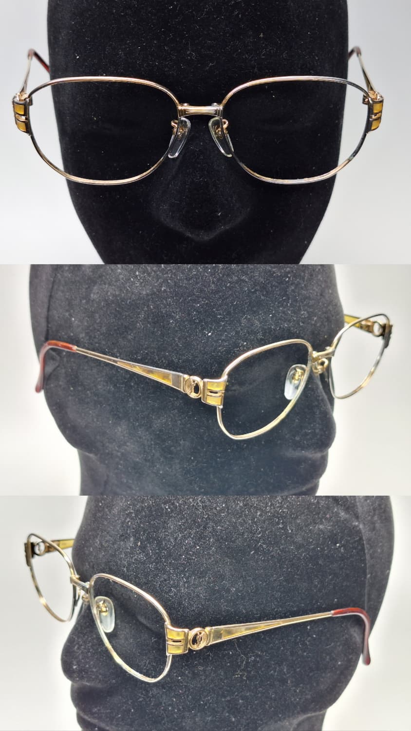 입생로랑 30-4655 순 티타늄 안경테/일본 수입 명품 빈티지 레트로 상품이미지5