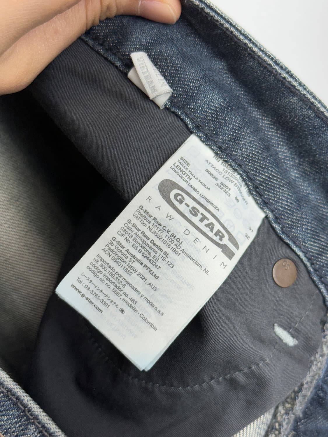 G-Star Raw Attacc Low Straight Wash Deni 상품이미지10