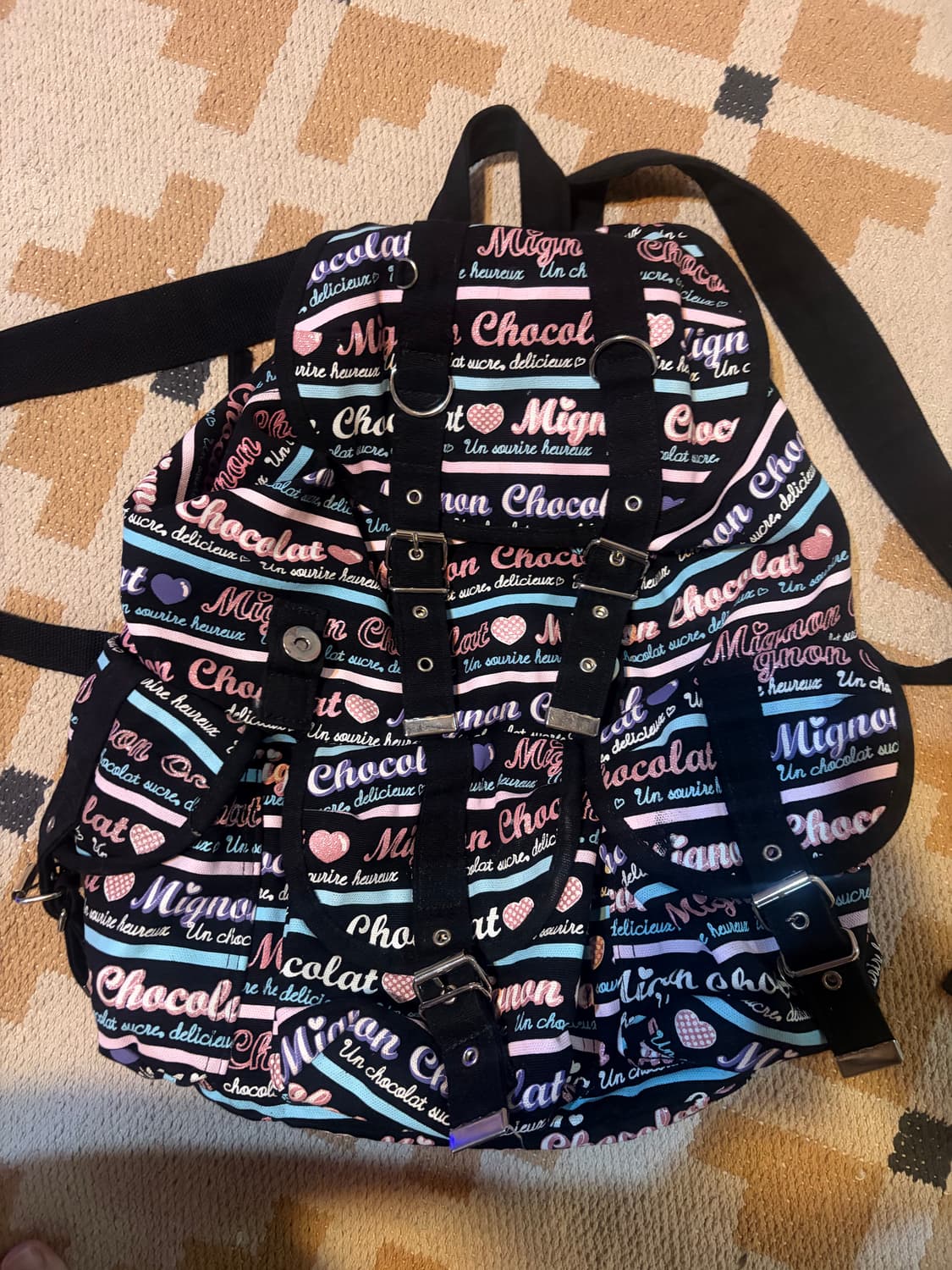 vintage y2k lettering gyaru backpack 상품이미지2