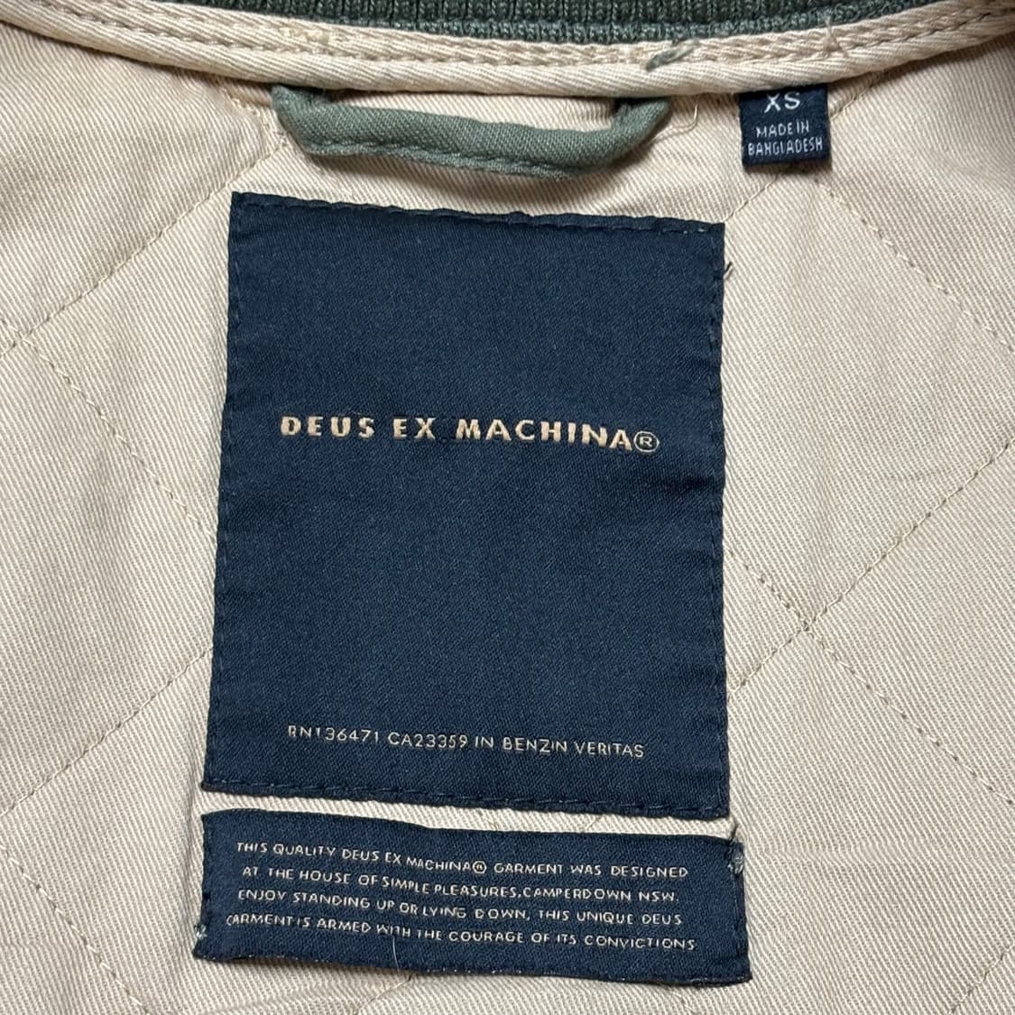 Deus Ex Maxhina quilted bomber jacket 상품이미지6