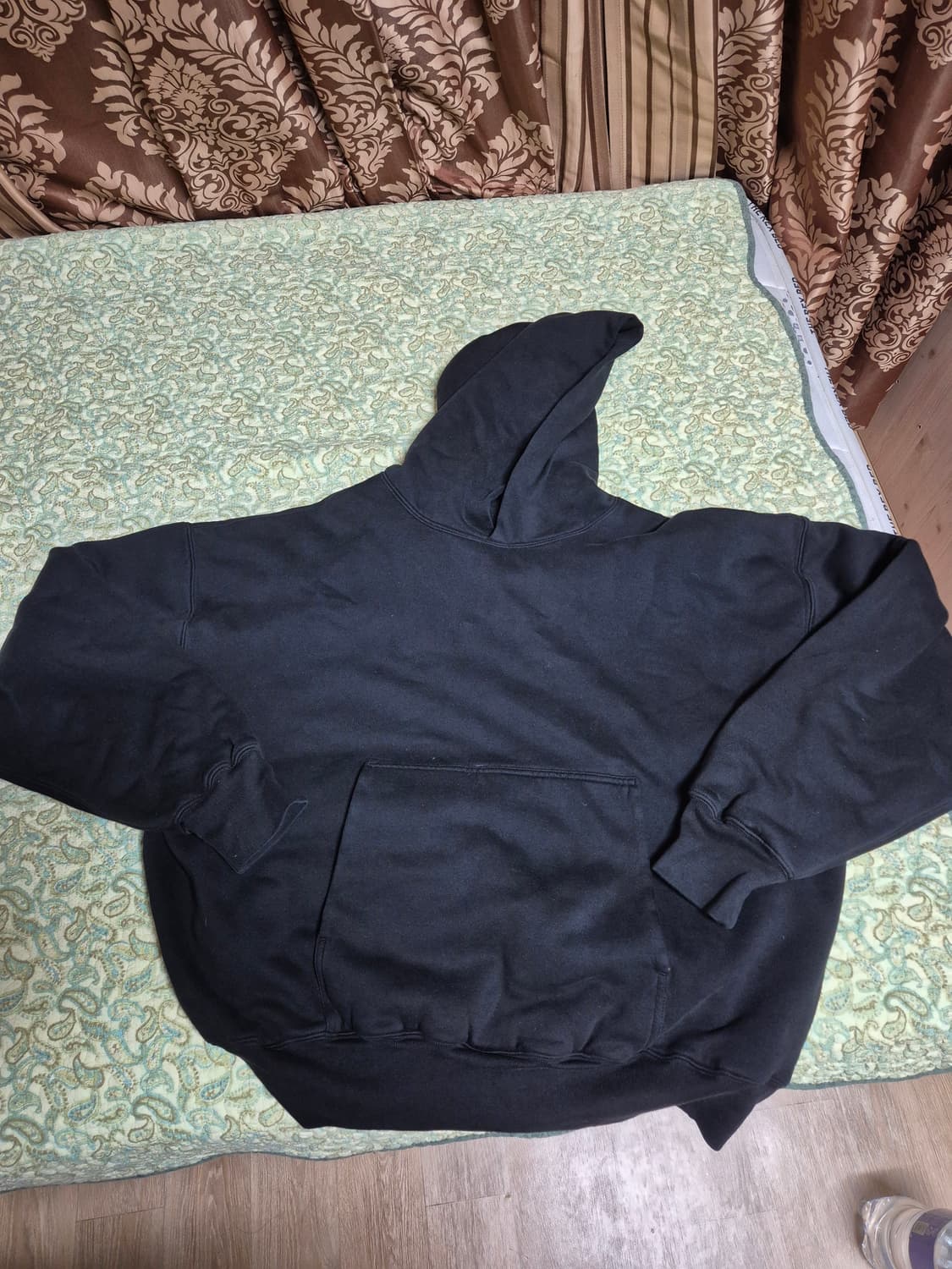 [XXL] 이지갭 블랙 검정 후드 티셔츠 상품이미지1