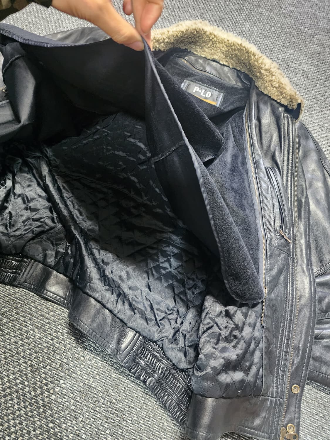 리얼레더 빈티지 가죽자켓 상품이미지3