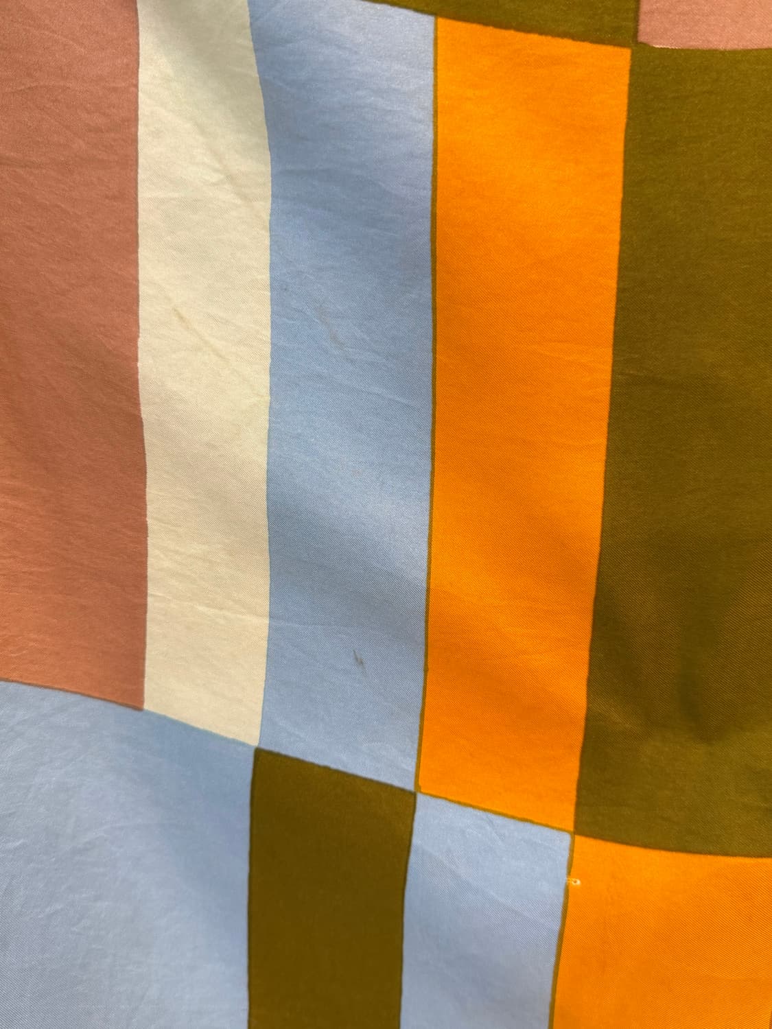 빈티지 그래픽 카키 스카프 상품이미지9