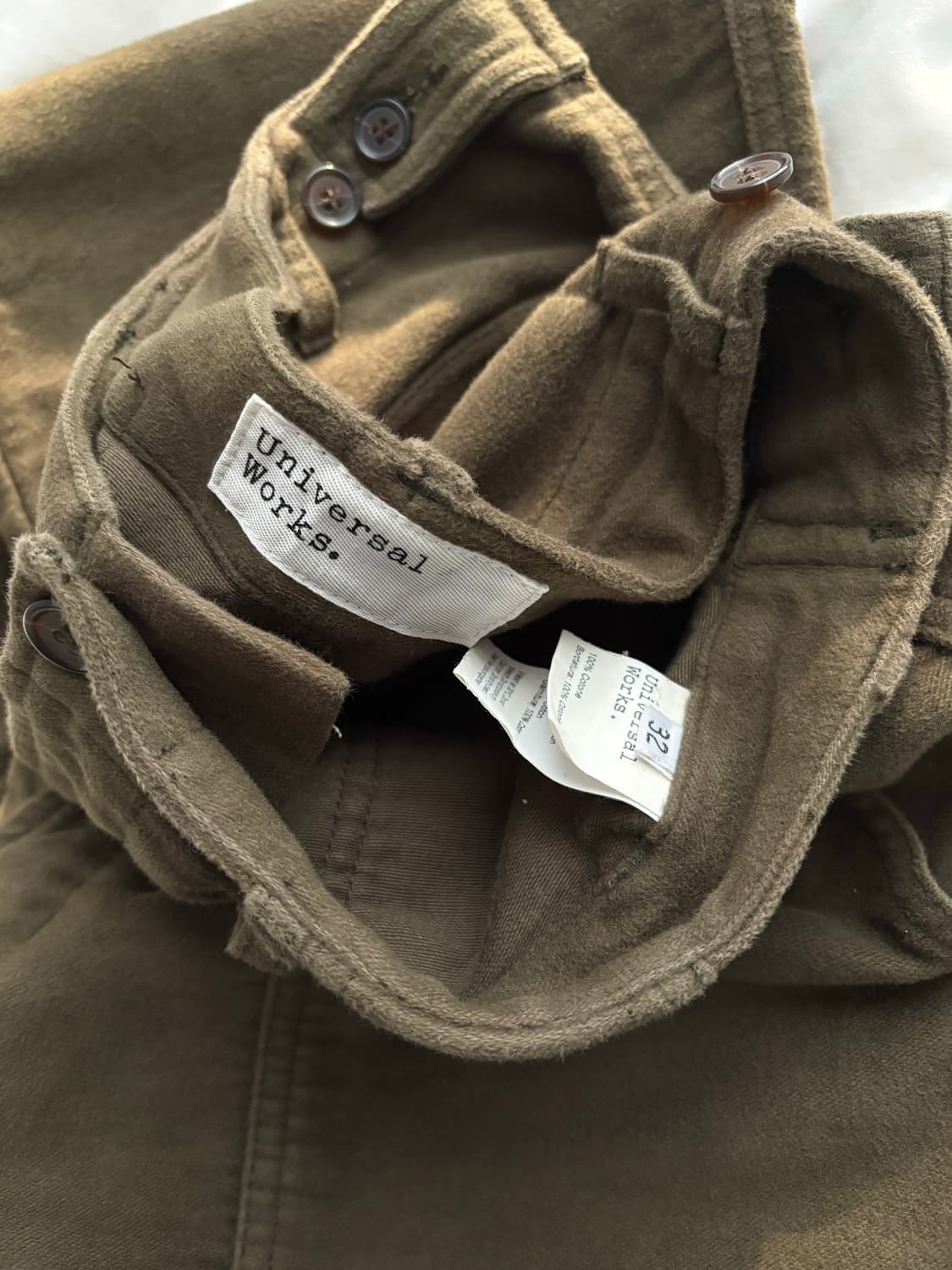 Velvet Fatigue Pants(Olive) 상품이미지4