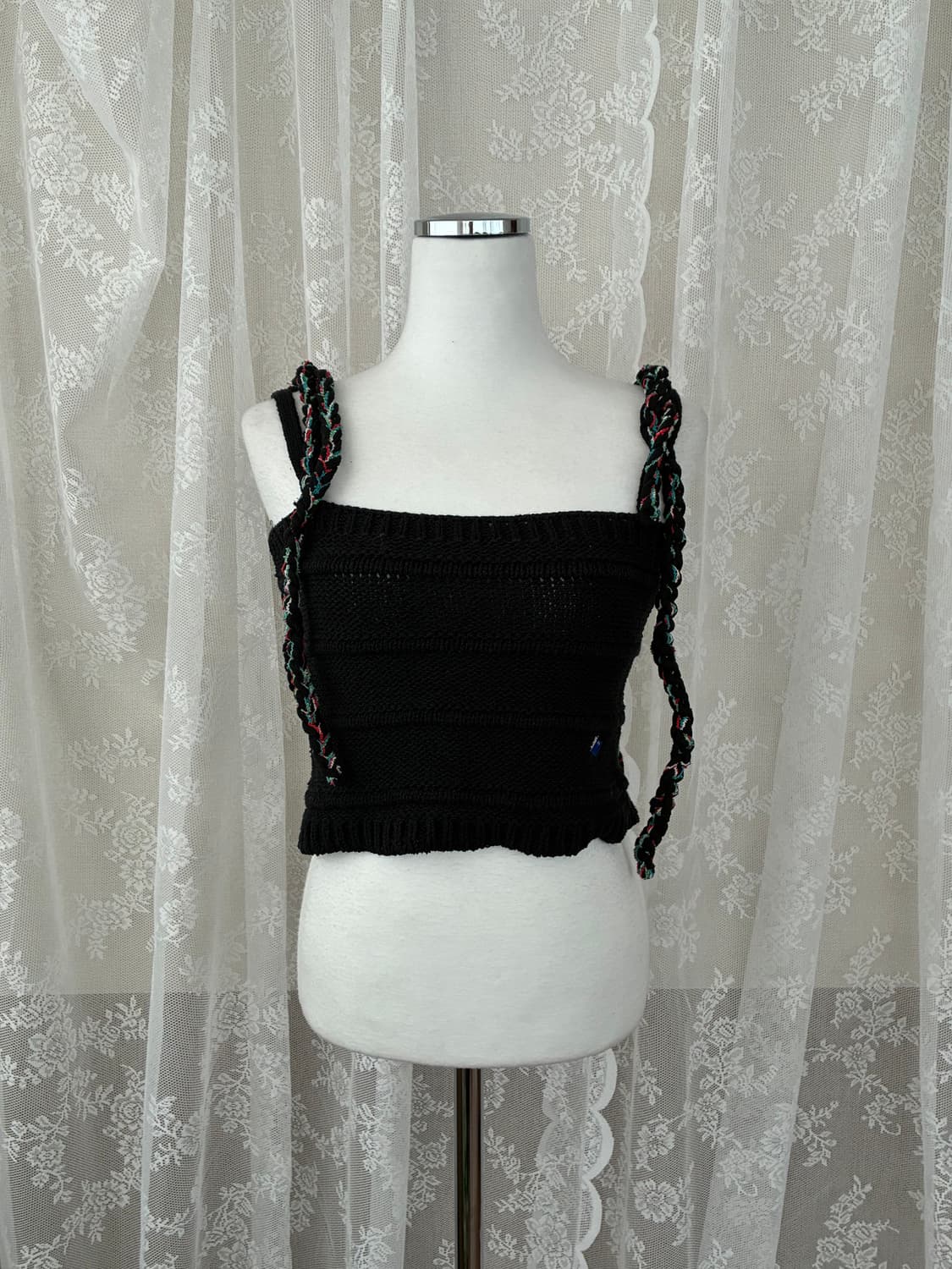 F) 아더에러 23ss 니트 케미 탑 블랙 상품이미지2