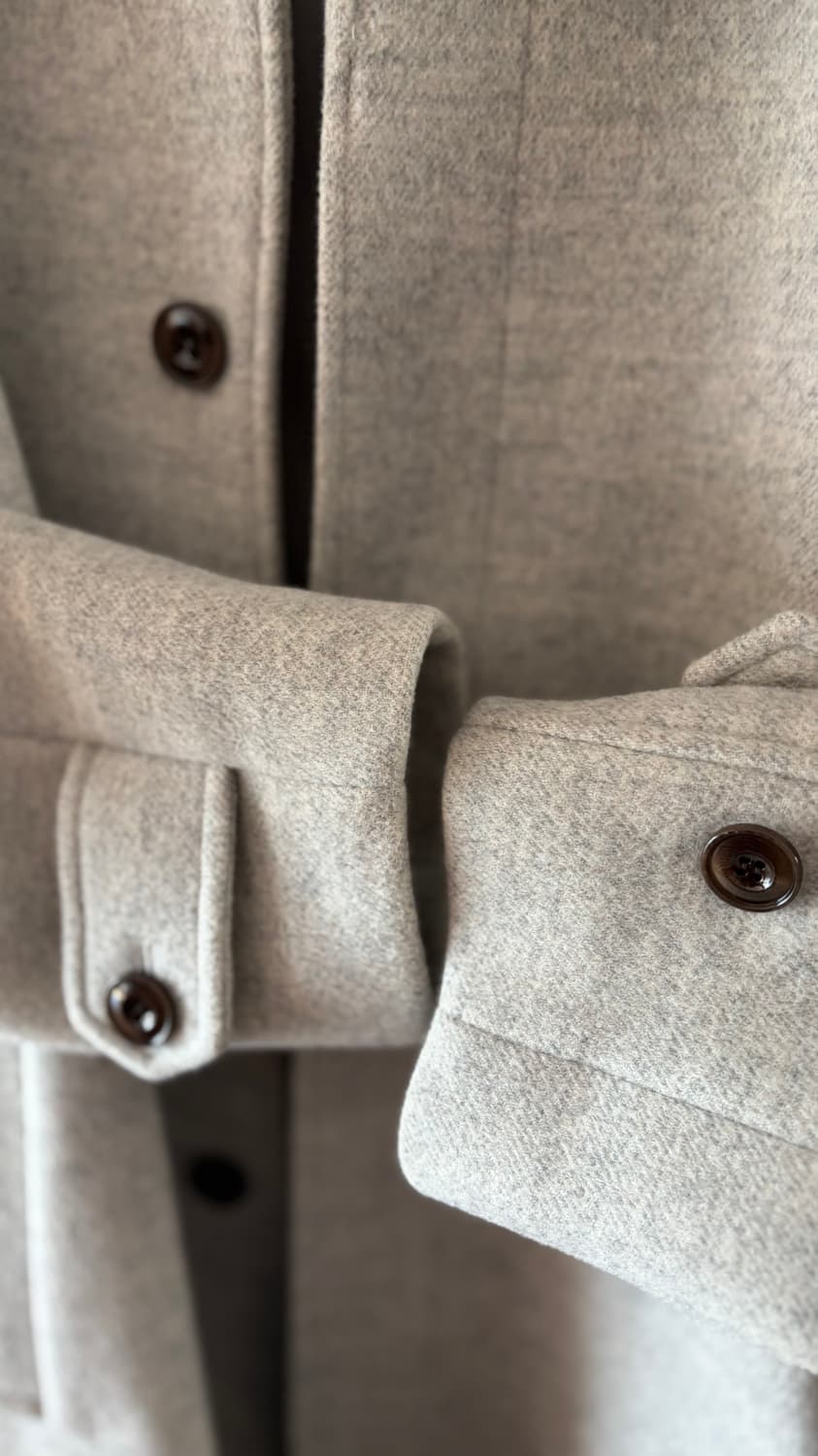 던스트 벨티드 울 맥코트 오트밀 s 상품이미지3