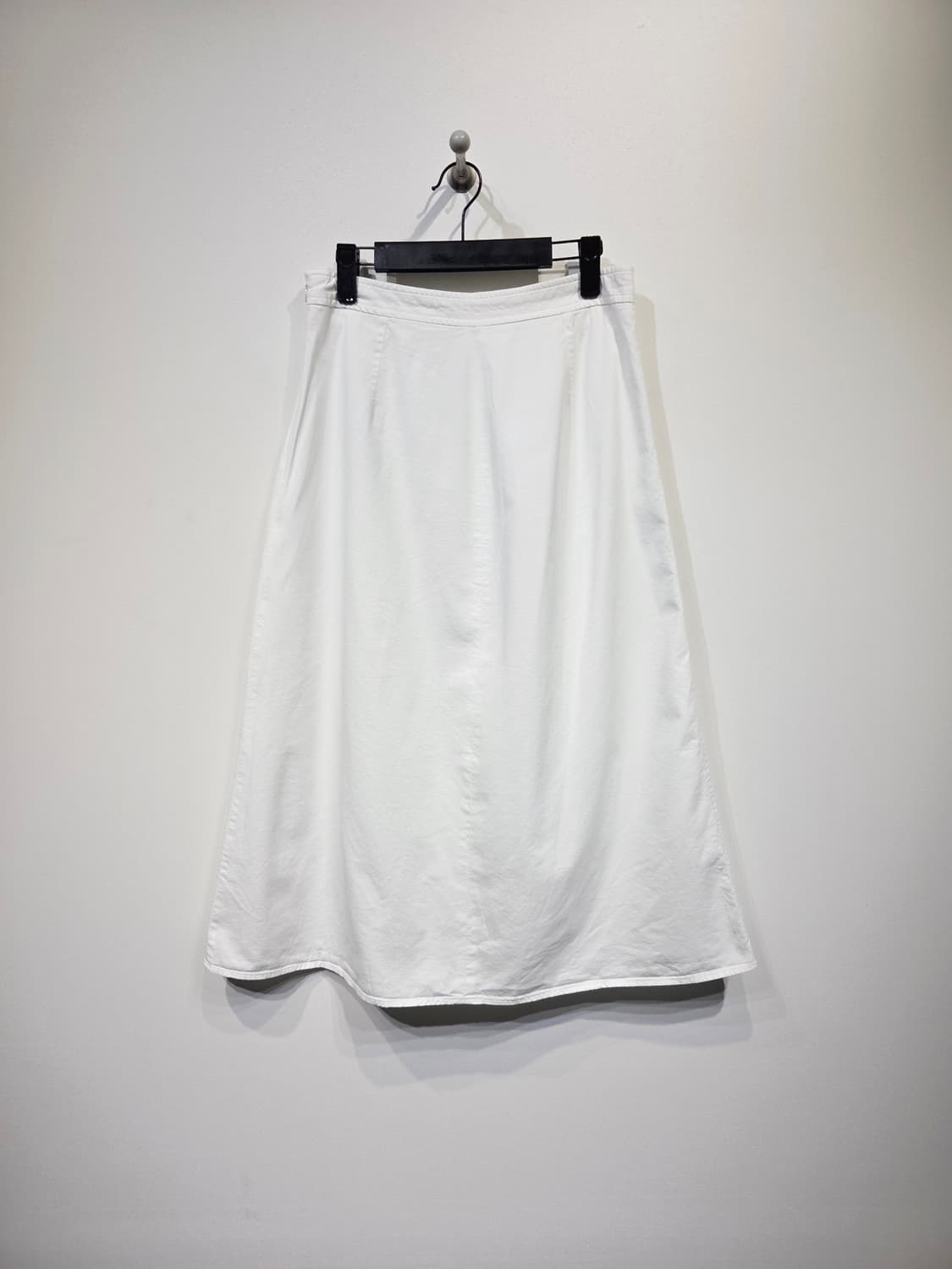 URAGO 유라고 베이직 화이트 롱 스커트 상품이미지2