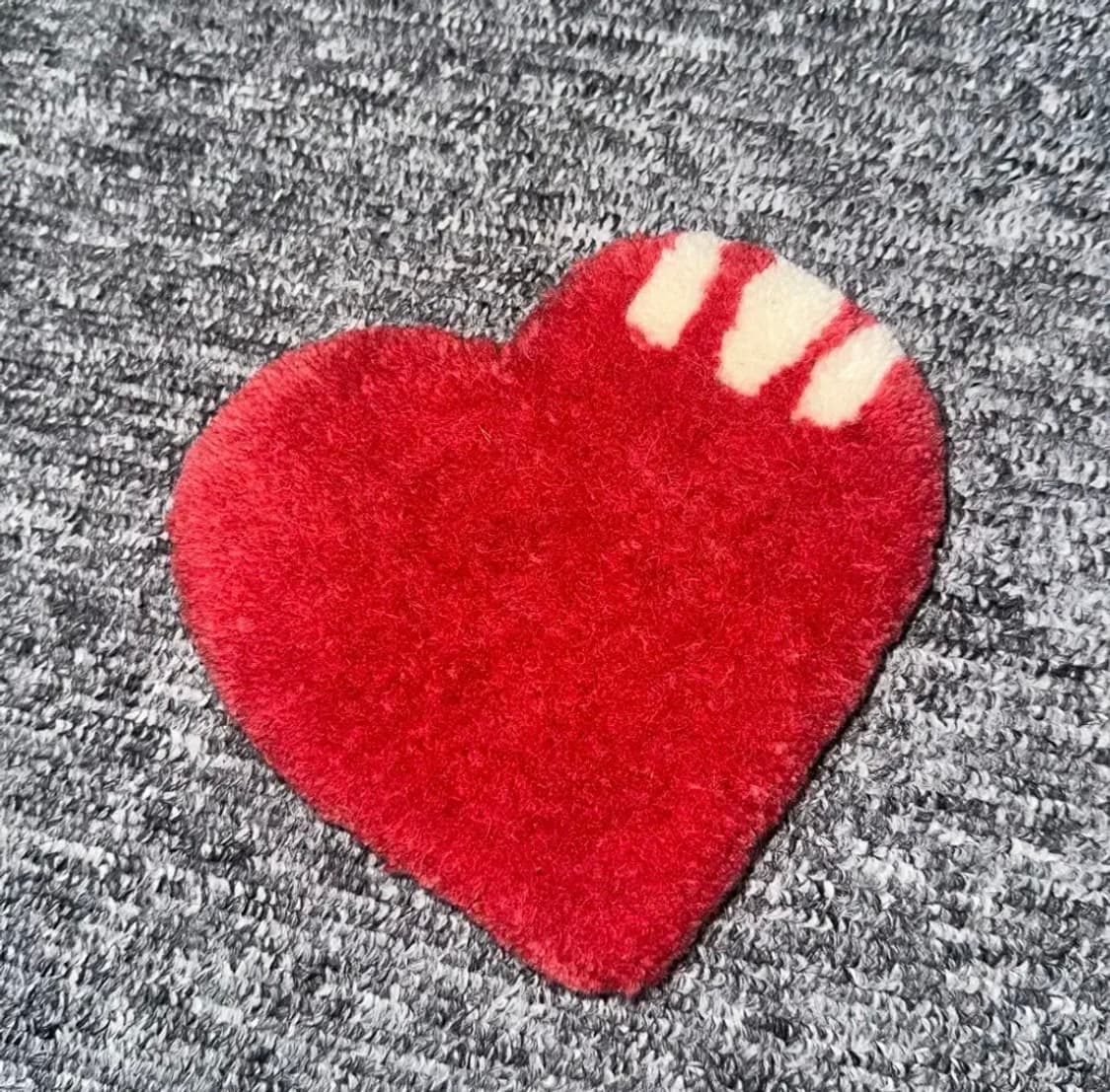 휴먼메이드 하트러그 코스터 레드 상품이미지2