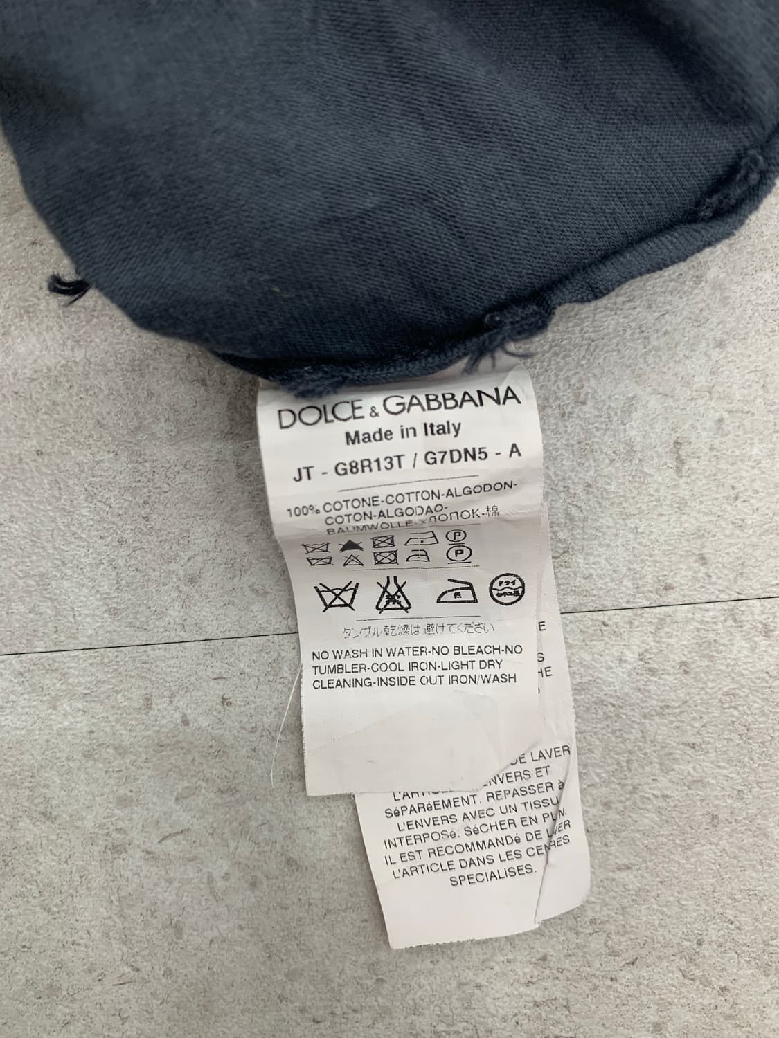 D&G 12ss 돌체엔가바나 더블 레이어드 메쉬 티셔츠 상품이미지3